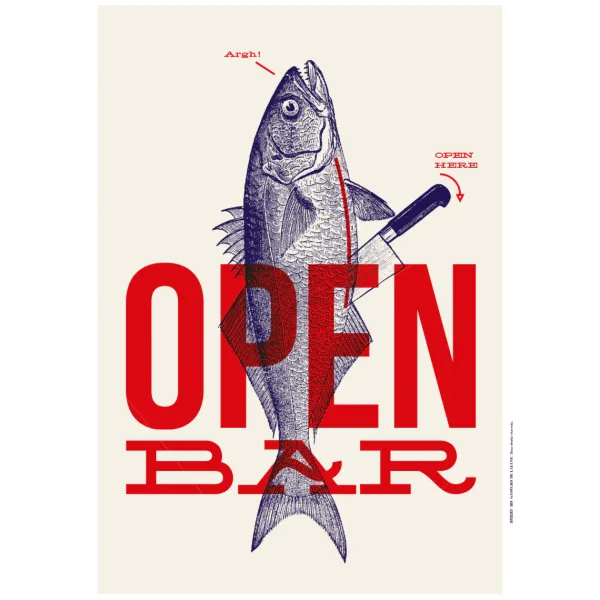 affiche_a_open_bar___x__c_SKUaea73f5e4727465e75e6db2d1a3ba261_0.webp Affiche A3 Open Bar - 29,7 X 42 Cm-Gaspard de Lalune Hot