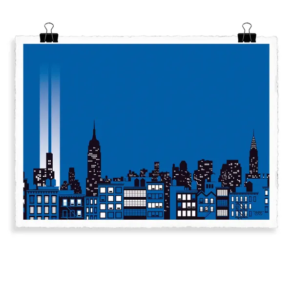 affiche_la_skyline_by_vah_SKUabd1529722e32705b44f48e6828b61c1_0.webp Affiche La Skyline By Vahram Muratyan - 40 X 50 Cm-Image Republic New