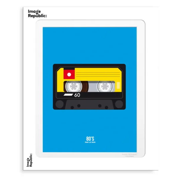 affiche_le_duo_s_k_audio__SKUf6d21c4ab57e9de4777912340fb265d0_0.webp Affiche Le Duo 80'S K7 Audio 02 - 30 X 40 Cm-Image Republic