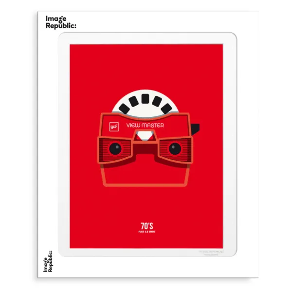 affiche_le_duo_s_view_mas_SKU2cf168abece3d9687931ce6dd55f13f8_0.webp Affiche Le Duo 70'S View Master - 40 X 50 Cm-Image Republic New