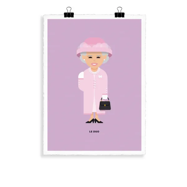 affiche_le_duo_solo_queen_SKUcf4ce08cbe7af4b327506175d57fb83b_1.webp Affiche Le Duo Solo Queen - 30 X 40 Cm-Image Republic