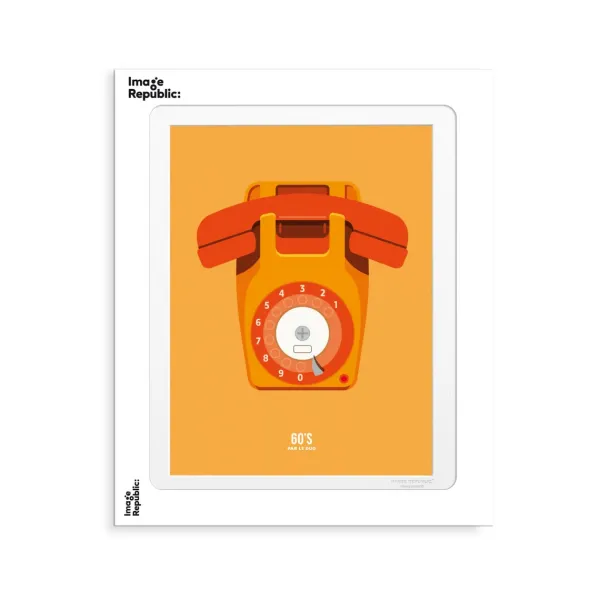 affiche_le_duo_telephone__SKUc35577d284909bbd953e865f956f712c_0.webp Affiche Le Duo Telephone 2 Orange - 30 X 40 Cm-Image Republic New