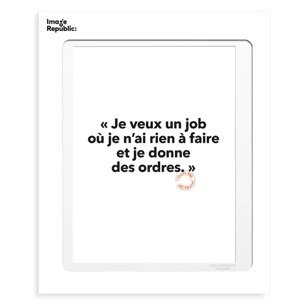 affiche_loic_prigent_je_v_SKU8194c68ae7b4b0dc4760c2b9f3d75c78_0.webp Affiche Loic Prigent Je Veux Un Job - 30 X 40 Cm-Image Republic Sale