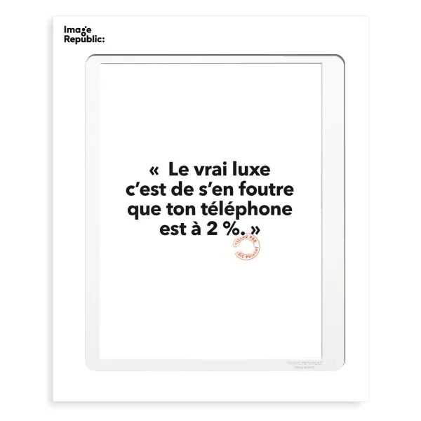affiche_loic_prigent_le_v_SKUdfa7c921cdf51eb442cf3aa44b581cd9_0.webp Affiche Loic Prigent Le Vrai Luxe - 56 X 76 Cm-Image Republic Outlet