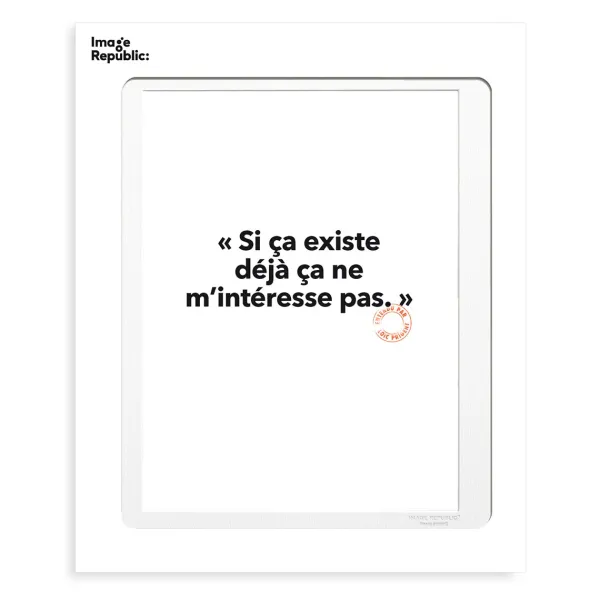 affiche_loic_prigent_si_c_SKU6808d251568004f298c039c41d0bbf0f_0.webp Affiche Loic Prigent Si Ca Existe Deja - 30 X 40 Cm-Image Republic Best
