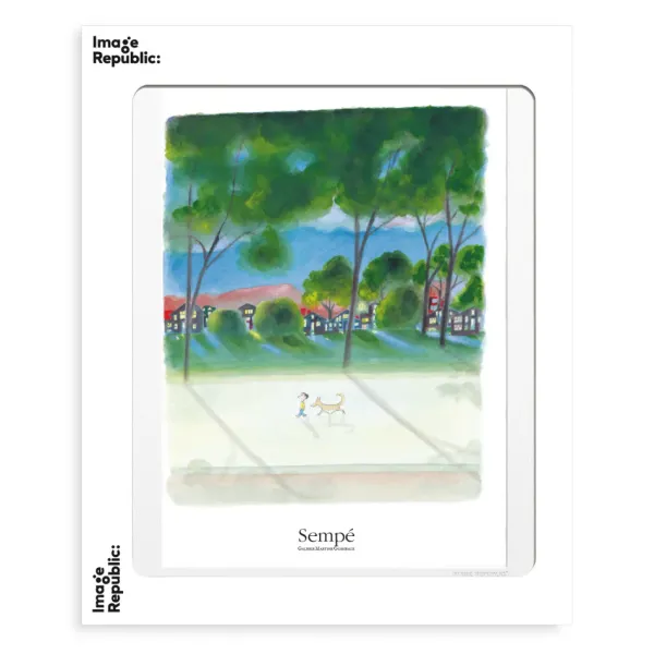 affiche_sempe_chien_enfan_SKUb9792d70b27a6039a982da627ea163e1_0.webp Affiche Sempe Chien Enfant - 40 X 50 Cm-Image Republic Outlet