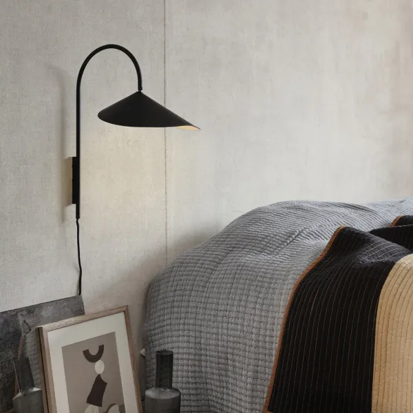 applique_arum_h__cm__noir_SKU908b8ce5279275565b45deeeb051e789_1.webp Applique Arum H 47 Cm - Noir-Ferm Living Sale