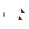 Applique Murale Double Club - 81 X 42 Cm - Noir-House Doctor Online
