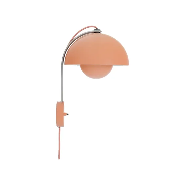 applique_murale_flowerpot_SKU2a6317c6b18c1d5c28a62b658bd5e601_1.webp Applique Murale Flowerpot Vp8 H 35,5Cm - Rouge Beige-And Tradition Discount