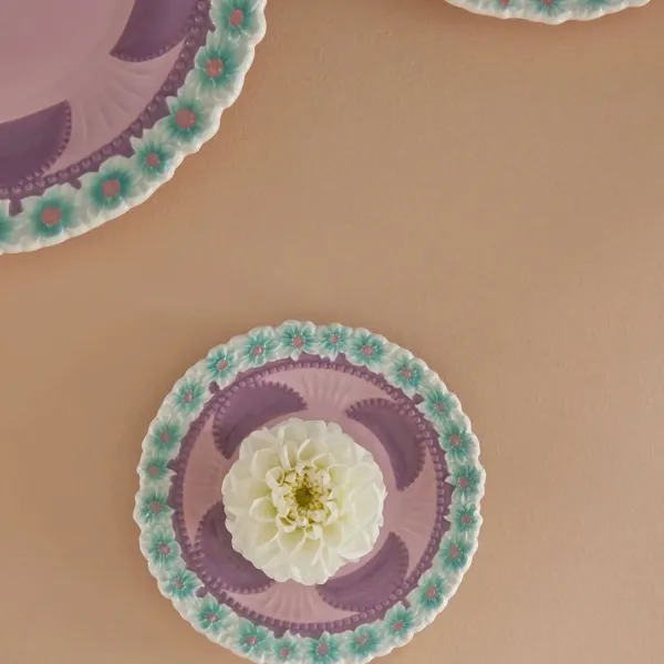 assiette_a_fleurs_en_cera_SKU40e9fcd2afb07e51da7a6954469080cd_5.webp Assiette A Fleurs En Ceramique - Lavande-Rice Sale