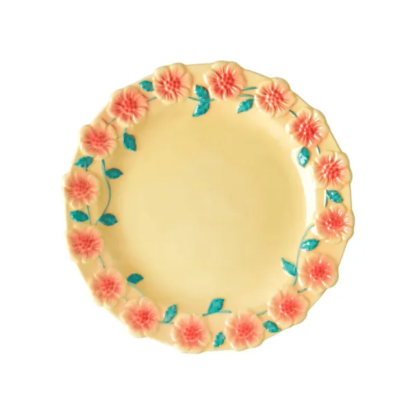 assiette_a_fleurs_en_cera_SKUce77e91d6d6f1a785b756a71e965ed06_0.webp Assiette A Fleurs En Ceramique - Creme-Rice Online