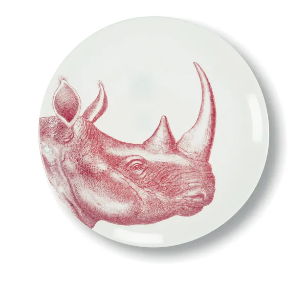 assiette_plate_rhinoceros_SKU6df92659eee8d113bef7437da963c748_0.webp Assiette Plate Rhinoceros En Porcelaine - O 27 Cm-Sélectionné par Fleux Discount
