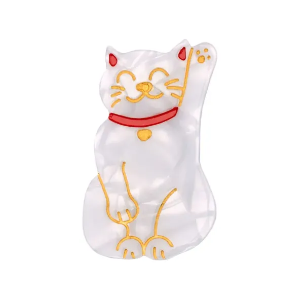 barrette_chat_portebonheu_SKUee04e7f586617a6dc5351d35c987d67c_0.webp Barrette Chat Porte-Bonheur-Coucou Suzette New