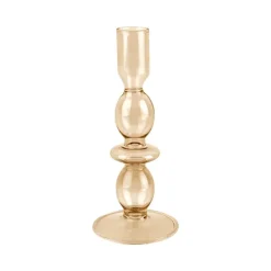 Bougeoir Art Bubbles En Verre - H 18 X O 8.5 Cm-Sélectionné par Fleux Best