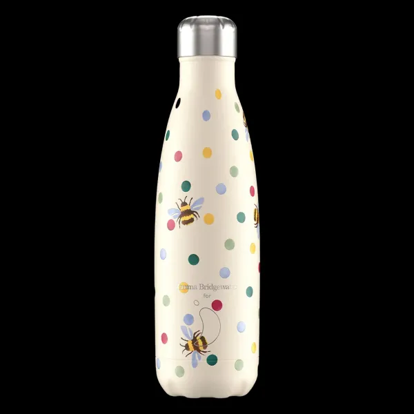bouteille_isotherme_pois__SKU45bb44b64edca303481e672018059788_0.webp Bouteille Isotherme Pois Et Bourdons - 500 Ml-Chilly's Bottles Best