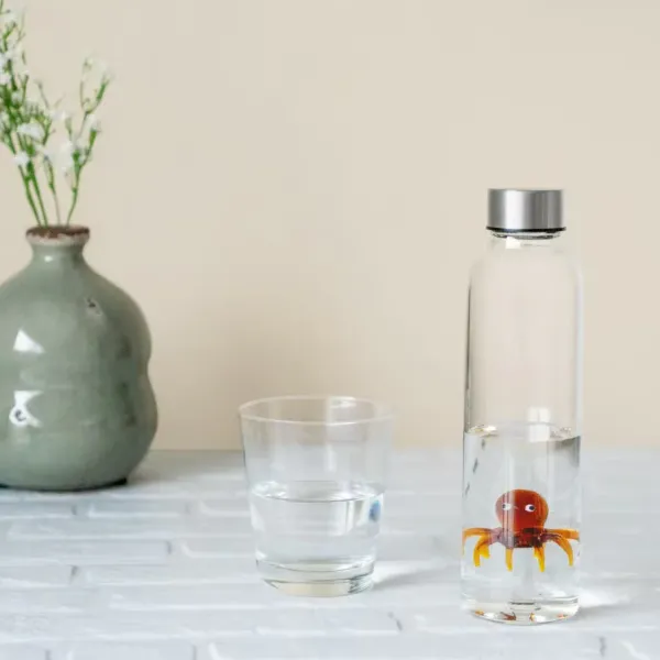 bouteille_octopus_atlanti_SKU817cbba4e9b4f32ac324148ba6e692d5_1.webp Bouteille Octopus Atlantis En Verre Borosilicate - 0.5L-Sélectionné par Fleux Clearance