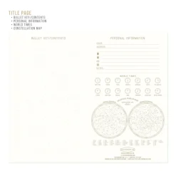 Carnet Constellations - Bleu Marine-Sélectionné par Fleux Discount