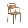Chaise Accoudoirs Linear Steel Burnt Orange-Muuto Clearance