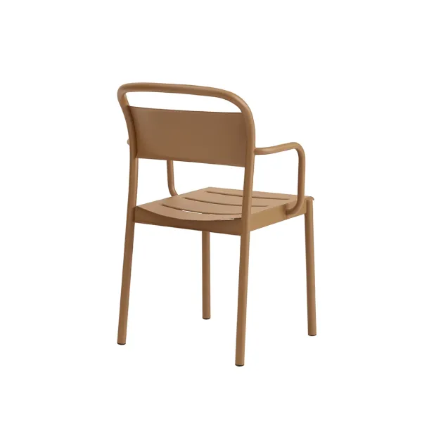 chaise_accoudoirs_linear__SKU59b0eeab1bc06aa9aa745490432c8179_2.webp Chaise Accoudoirs Linear Steel Burnt Orange-Muuto Clearance
