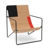 Chaise Lounge Desert Black / Block-Ferm Living