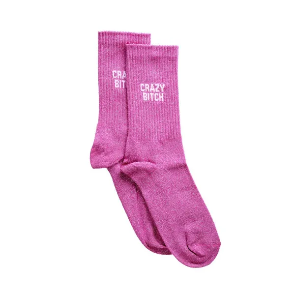chaussettes_paillettes_cr_SKU8457cd6fd48f0700008256a3832b14c2_0.webp Chaussettes Paillettes Crazy Bitch 36/40 - Rose-Félicie Aussi Online