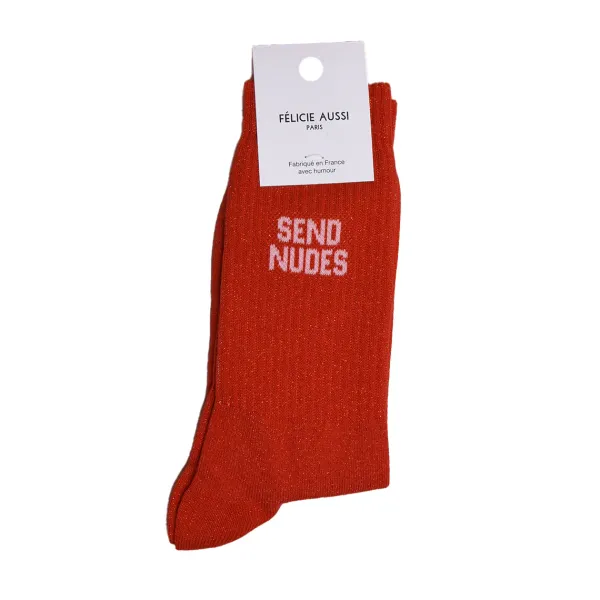 chaussettes_send_nudes_pa_SKUa98bfe88a5711a4de14eed40895da551_0.webp Chaussettes Send Nudes Paillettes 36/40 - Rouge-Félicie Aussi Outlet