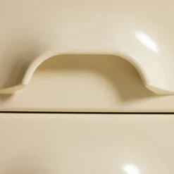 Commode 2 Tiroirs - 60 X 35 X 35,2 Cm - Creme-HK Living