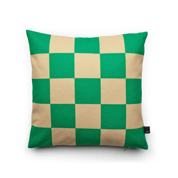 coussin_checks___x__cm__v_SKUee9729e009f02243f21f15c36cb1ba1a_0.webp Coussin Checks - 45 X 45 Cm - Vert/Sable-FEST Amsterdam New