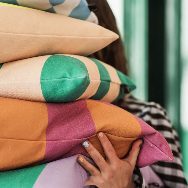 coussin_checks___x__cm__v_SKUee9729e009f02243f21f15c36cb1ba1a_3.webp Coussin Checks - 45 X 45 Cm - Vert/Sable-FEST Amsterdam New