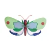 Décoration Murale Papillon Foret Menthe En Carton Recycle-Studio Roof Online