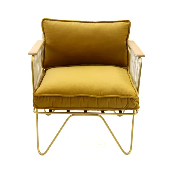 fauteuil_croisette_en_vel_SKU2463333cc769b931b035fcefa4f6670a_1.webp Fauteuil Croisette En Velours Camel - Dore & Bois Fonce-Honoré Online