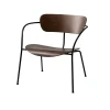 Fauteuil Pavilion Av5 Noyer / Pieds Noirs-And Tradition Online