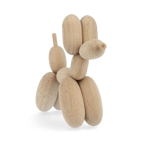 figurine_chien_ballon_dog_SKU165d9a7cc9dd5be260f0d2a374ad49c1_2.webp Figurine Chien Ballon D'Og - Chene - H 30 Cm-BoyHood Outlet