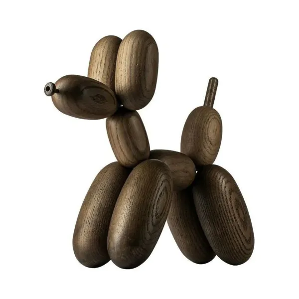 figurine_chien_ballon_dog_SKU600d60621d341144fd74163454832689_0.webp Figurine Chien Ballon D'Og - Chene Fume - H 30 Cm-BoyHood Outlet