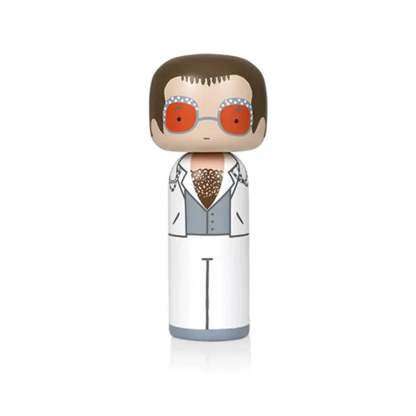figurine_en_bois_kokeshi__SKU7866a43d8a027d659dfefda535455c22_0.webp Figurine En Bois Kokeshi Sketch.Inc Elton Blanc - 14.5 Cm-Lucie Kaas Discount