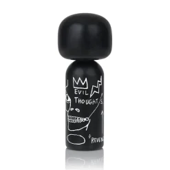 Figurine En Bois Kokeshi Sketch.Inc Jean-Michel Basquiat Evil Thoughts - 14.5 Cm-Lucie Kaas