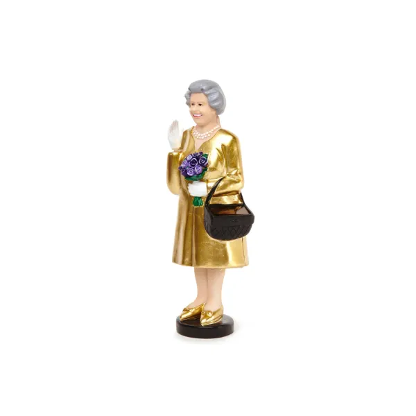 figurine_reine_solaire__e_SKU14f6bc50f7bc3e48656215de8e3acc90_1.webp Figurine Reine Solaire - Elisabeth Ii - Edition Or-Sélectionné par Fleux Clearance