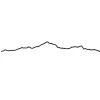 Frise Decorative Mont-Blanc Noir-The Line Sale