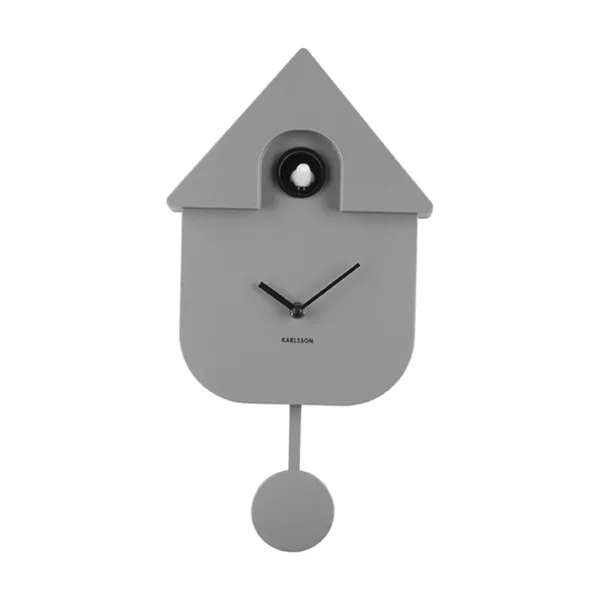 horloge_modern_cuckoo_en__SKU2eb0d8456b7500d9d37c5b51264dcfae_0.webp Horloge Modern Cuckoo En Metal L 21.5 X H 41 Cm - Gris-Sélectionné par Fleux Best