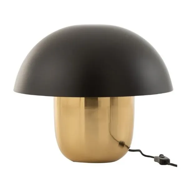 lampe_champignon_en_metal_SKUbdb1fd31a0ce513f90fc69ea106d4598_0.webp Lampe Champignon En Metal - O 50 X 44 Cm - Noir/Or-Sélectionné par Fleux
