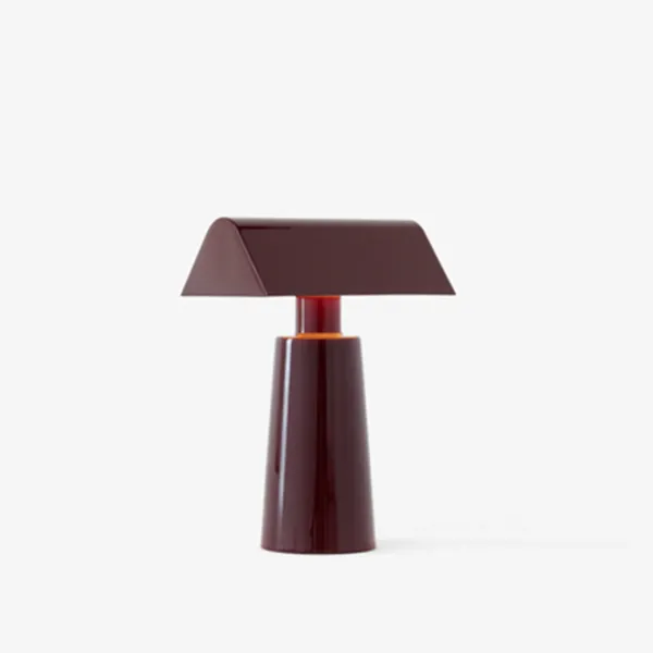 lampe_de_table_caret_mf_h_SKU5c3ac87588fe210b306f02f4a2e02393_1.webp Lampe De Table Caret Mf1 H 22Cm - Bordeaux Fonce-And Tradition Clearance