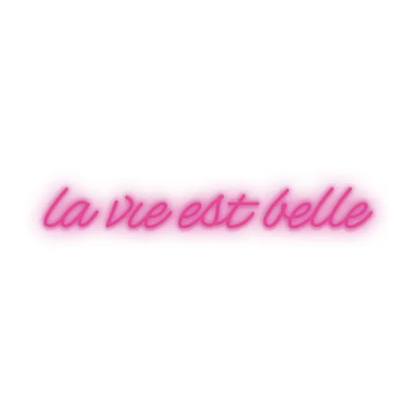 lampe_murale_neon_led_la__SKU4722b923eb297d3654013d10e97c7d17_0.webp Lampe Murale Neon Led La Vie Est Belle - Rose-Sélectionné par Fleux Best