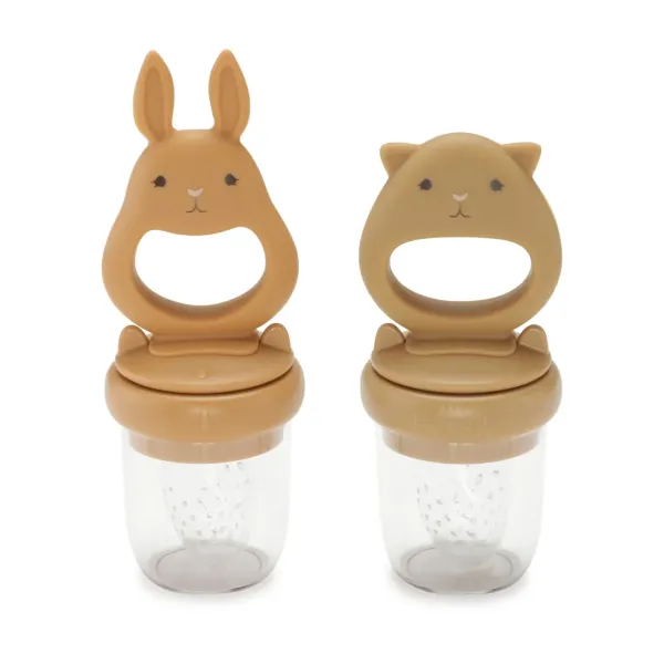 lot_de__grignoteuses_en_s_SKUc1569e42591a2d822b8a06c513ca6fbd_0.webp Lot De 2 Grignoteuses En Silicone - Almond / Terracotta-Konges Slojd Discount