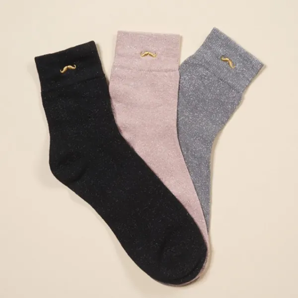 lot_de__paires_de_chausse_SKU351f0511abbfe76d0d34514f82fa38f8_1.webp Lot De 3 Paires De Chaussettes A Paillettes 35/44 - Rose / Argent / Noir-M Moustache Online