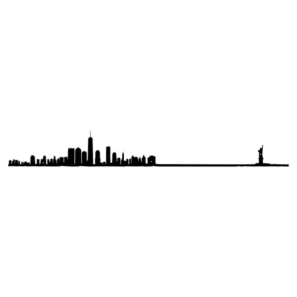 mini_frise_decorative_new_SKU601df900f29e0cfc9b37ce07ce3a60be_0.webp Mini Frise Decorative New York - Noir - 19 Cm-The Line Best