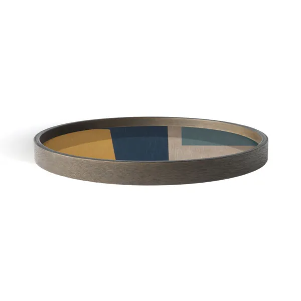 mini_plateau_en_bois_pein_SKU0914928763e202ebf5bdf012a4024ac7_1.webp Mini Plateau En Bois Peint - Geo Study - O 23 Cm-Ethnicraft Discount