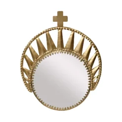 Miroir Exvoto Couronne - 15.5 19.5 Cm-Boncoeurs Hot