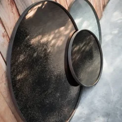 Miroir Vieilli - O 61 Cm-Ethnicraft Discount
