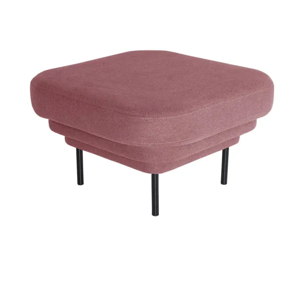 ottoman_cornice_tissu__ro_SKU592509e0bf50a204cd55b68bad7244af_0.webp Ottoman Cornice Tissu - Rose & Metal Noir-ENOstudio Clearance