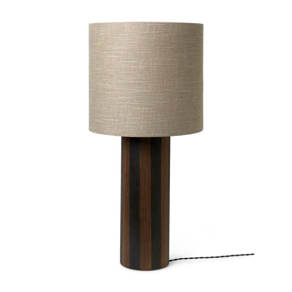 pied_de_lampadaire_post_c_SKU996ee43e8cb37fadbb5cb5ad7c91e410_0.webp Pied De Lampadaire Post Chene - O 18 X H 70 Cm - Lines-Ferm Living Clearance